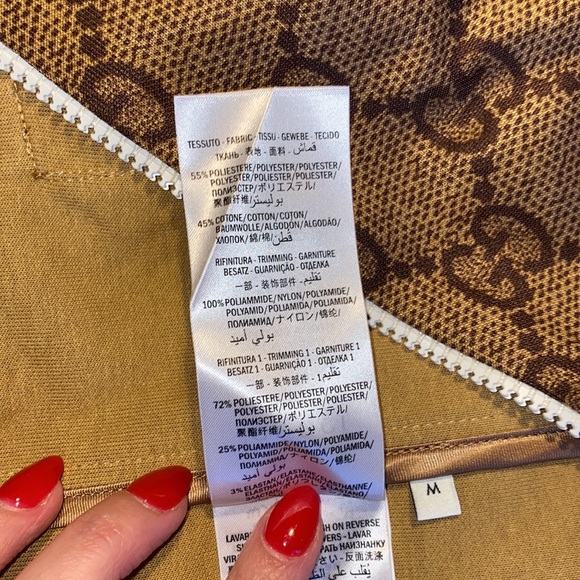 GUCCI Monogram Pleated Jacket NWOT - Picture 13 of 16